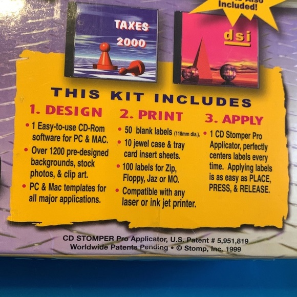 Avery CD-R Stomper Pro Applicator 1999 CD labeling system NEW - Picture 7 of 12